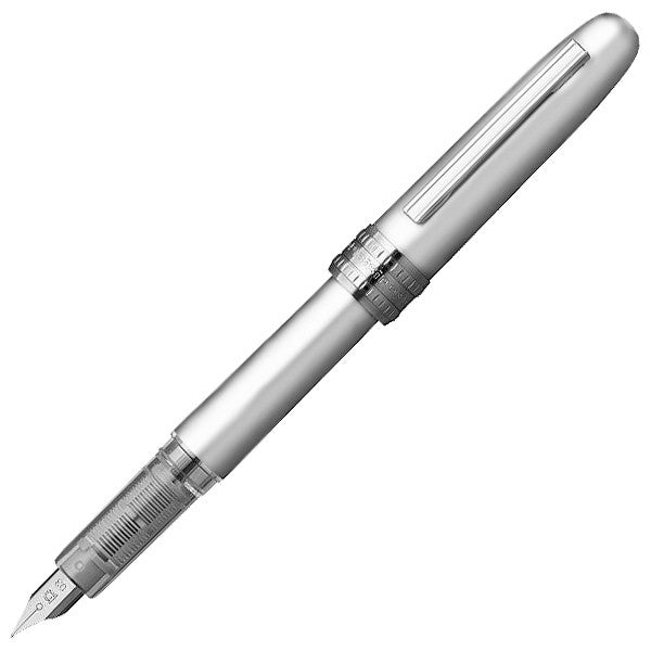 Platinum Plaisir Fountain Pen PGB-1000 Ice White by Platinum at Cult Pens
