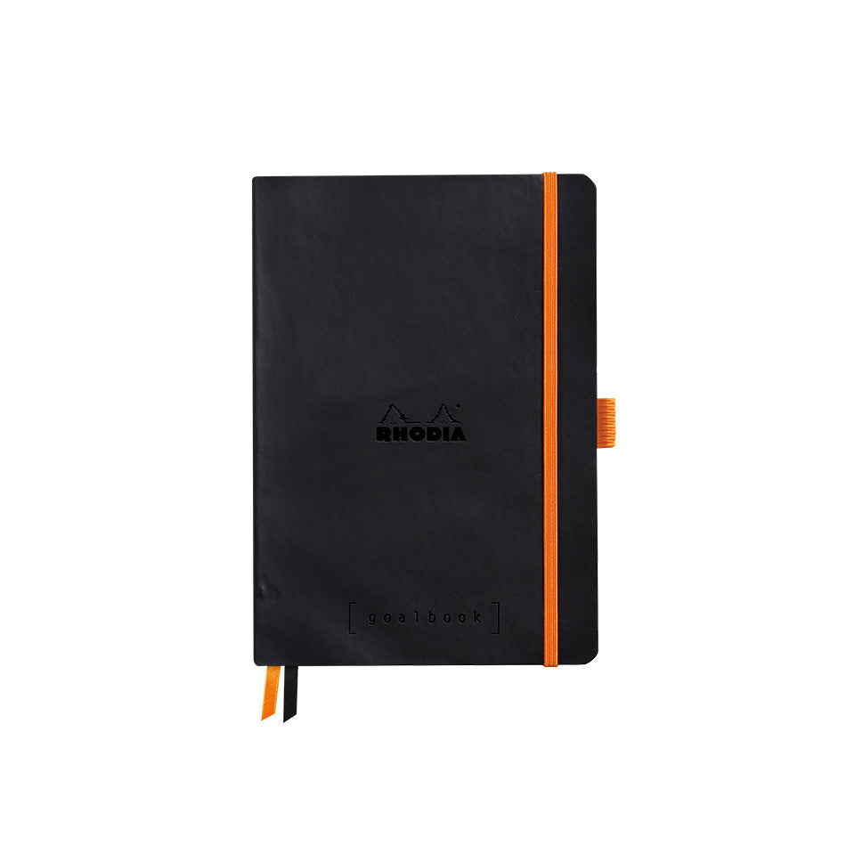 Rhodia Rhodiarama Softcover Goalbook With White Paper A5 Black by Rhodia at Cult Pens