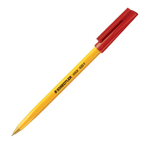 Staedtler Stick 430 Ballpoint Pen Fine by Staedtler at Cult Pens