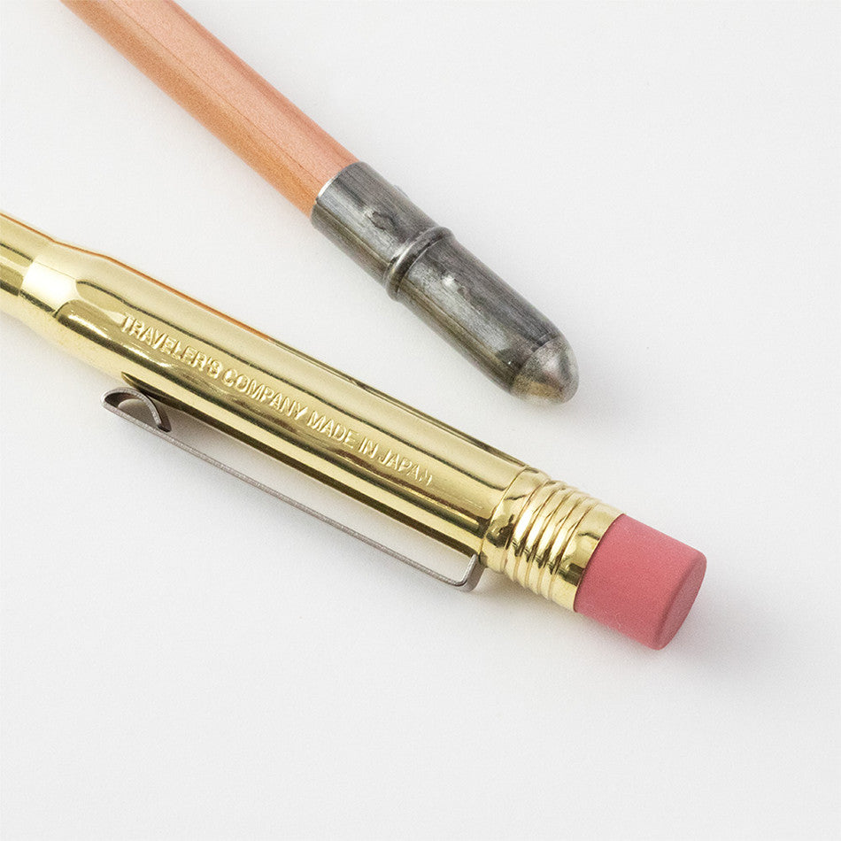 TRAVELER'S COMPANY BRASS Pencil Holder by TRAVELER'S COMPANY at Cult Pens