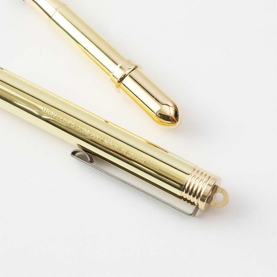 TRAVELER'S COMPANY BRASS Fountain Pen by TRAVELER'S COMPANY at Cult Pens
