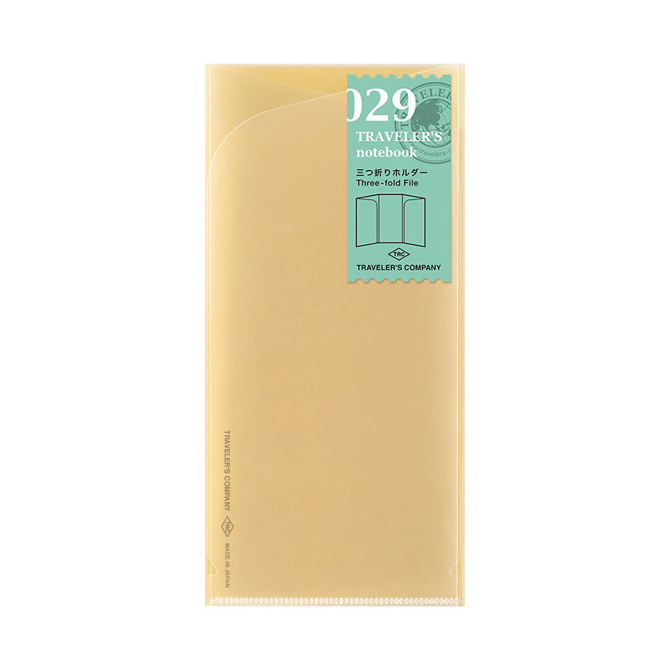 TRAVELER'S COMPANY Notebook Refill Three-Fold File by TRAVELER'S COMPANY at Cult Pens