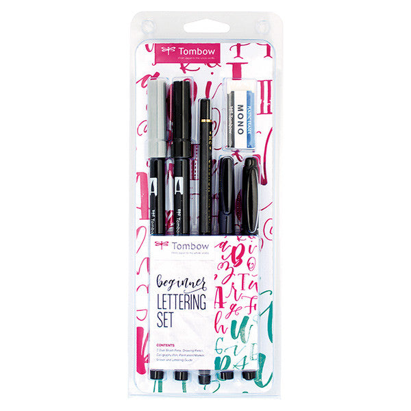 Tombow Lettering Set Beginner Level by Tombow at Cult Pens