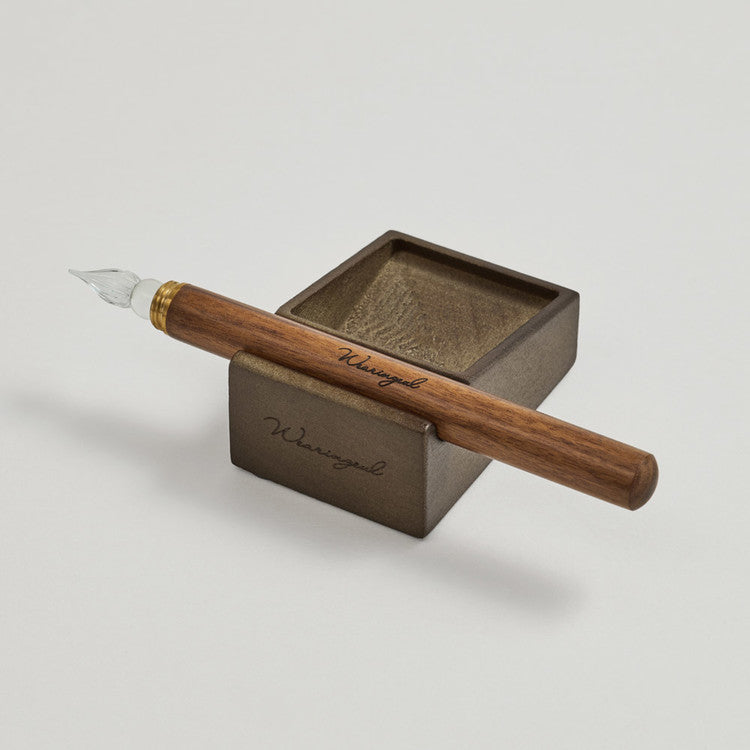 Wearingeul Wooden Ink & Pen Rest
