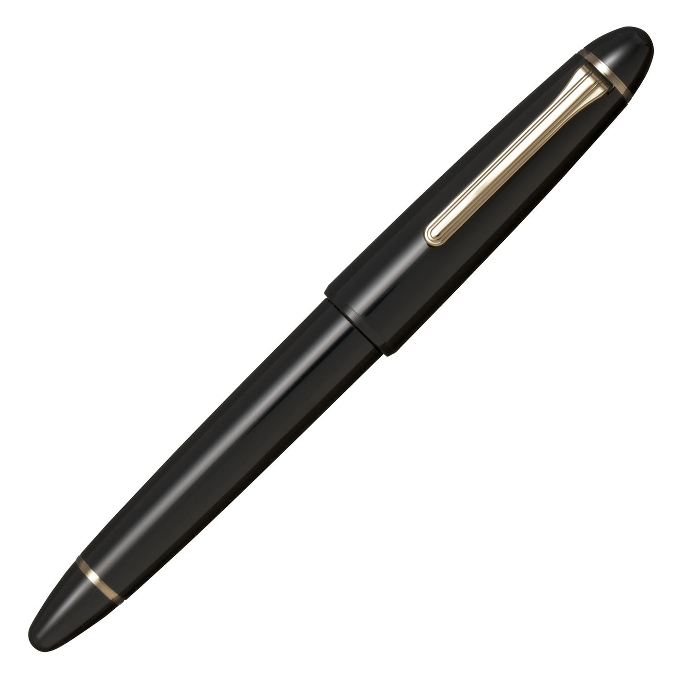 Sailor 1911 Large Casual Fountain Pen Muted Black with Gold Trim Steel Nib