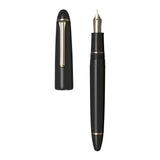 Sailor 1911 Large Casual Fountain Pen Muted Black with Gold Trim Steel Nib