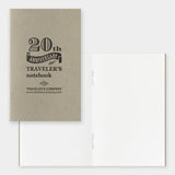 TRAVELER’S COMPANY Notebook 20th Anniversary Card Size Set