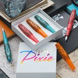 Benu Pixie Pocket Fountain Pen Jolly Roger Vintage Set of 3