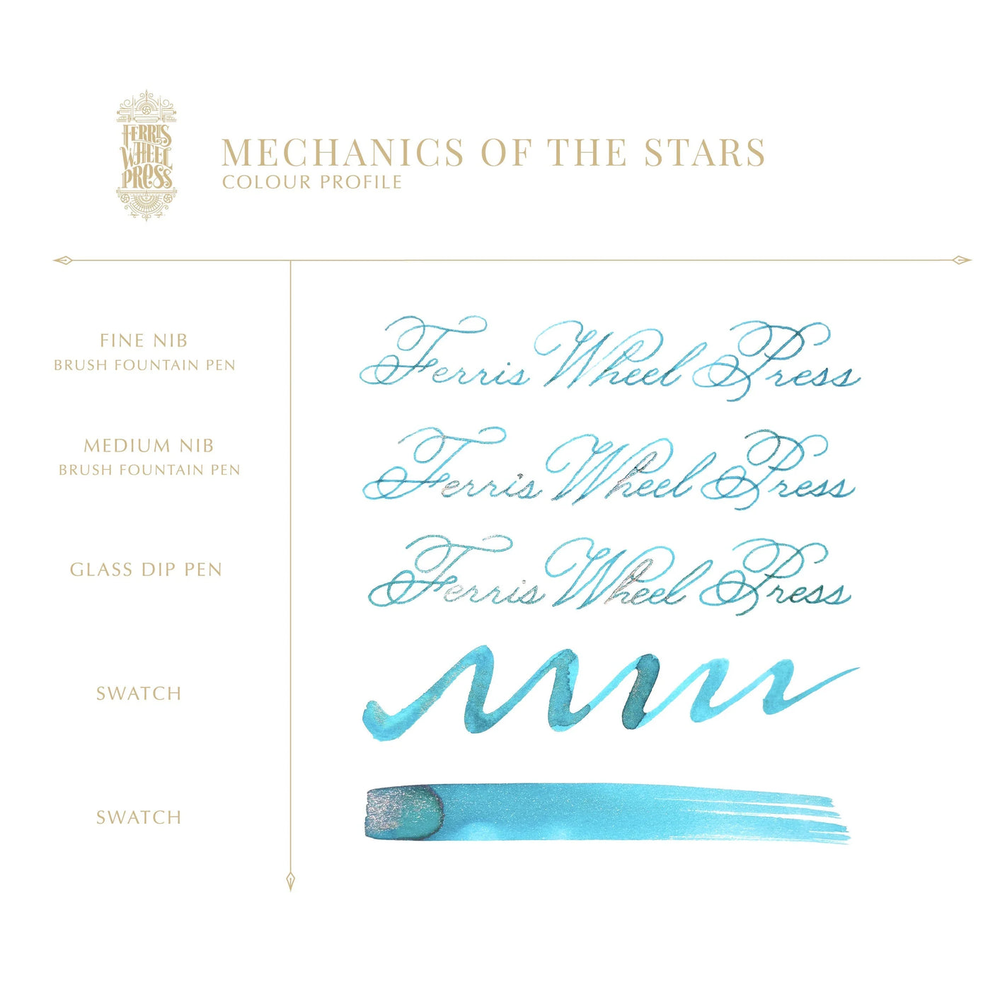 Ferris Wheel Press Everyday Fountain Pen Ink 10ml Mechanics of the Stars
