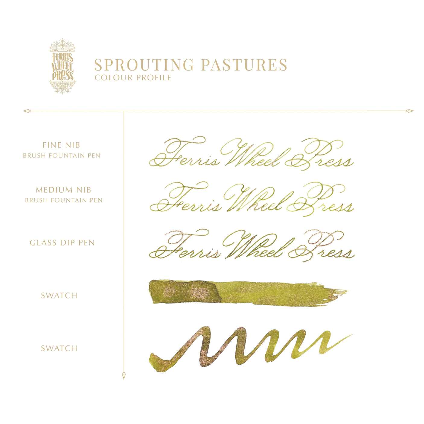 Ferris Wheel Press Ferritales Fountain Pen Ink 20ml Sprouting Pastures
