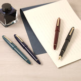 Sailor 1911 Large Casual Fountain Pen Muted Green with Gold Trim Steel Nib