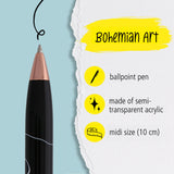 ONLINE Bohemian Art Ballpoint Pen Black