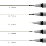 Winsor & Newton Fineliner Assorted Set of 5