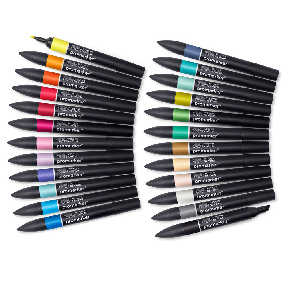 Winsor & Newton ProMarkers Set of 24 Arts and Illustration