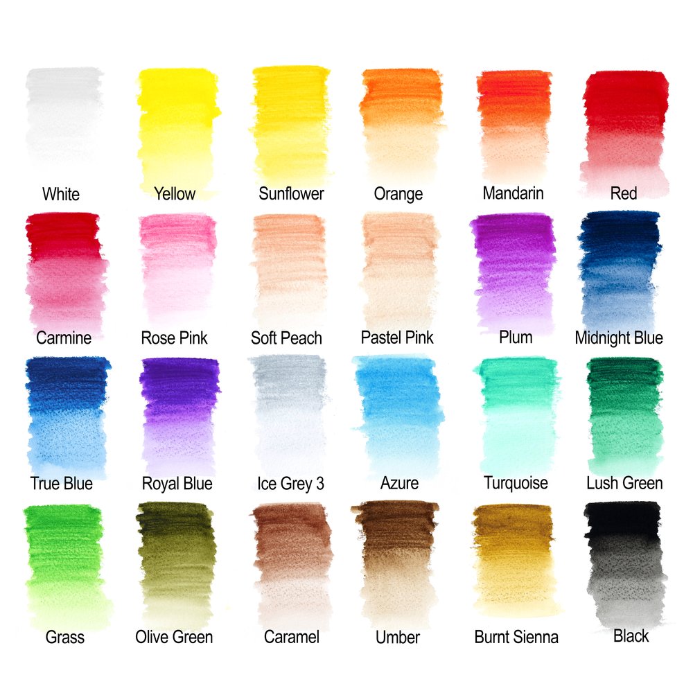 Winsor & Newton Studio Collection Watercolour Pencils Assorted Tin of 24