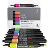 Winsor & Newton ProMarker Set of 6 Neon