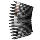 Winsor & Newton Promarker Brush Set of 12 Neutral Tones