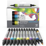 Winsor & Newton Watercolour Marker Set of 12 Basic