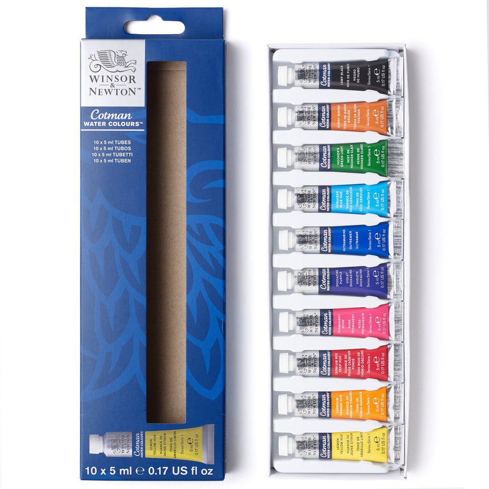 Winsor & Newton Cotman Watercolour 5ml Tube Set