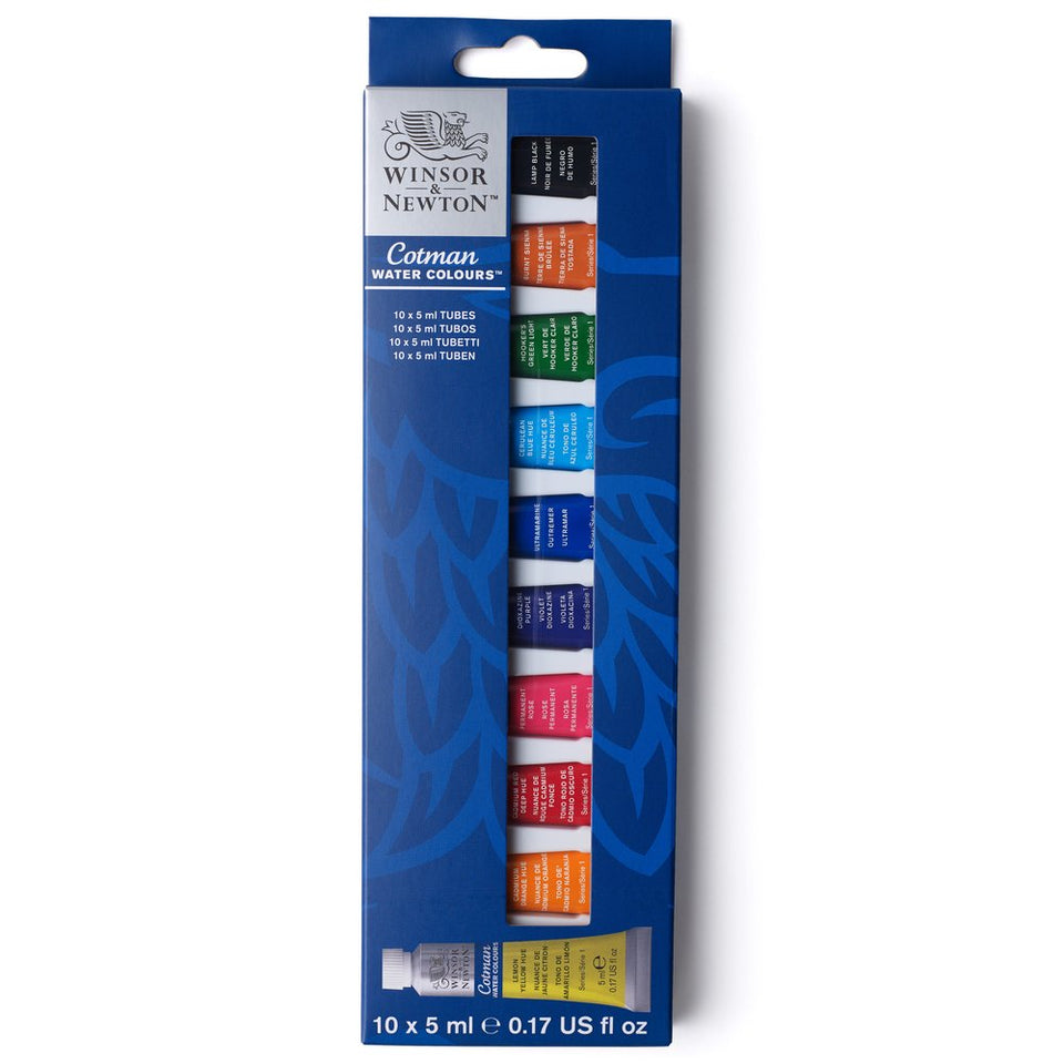 Winsor & Newton Cotman Watercolour 5ml Tube Set