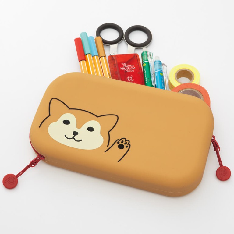 Lihit Lab PuniLabo Zipper Pouch Black Cat