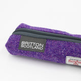 Britton Scotland Handmade Harris Tweed Slim Pencil Case