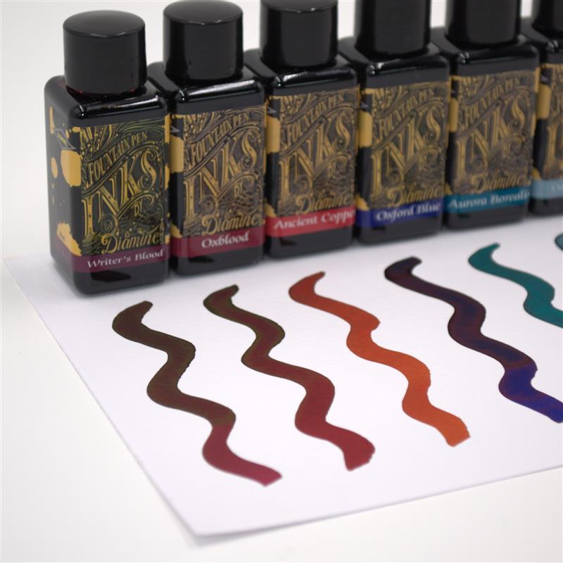 Diamine 30ml Set of 7 Colours Bestsellers
