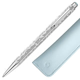 Caran d'Ache Alpine Frost Special Edition Ecridor Ballpoint Pen and Leather Case Set