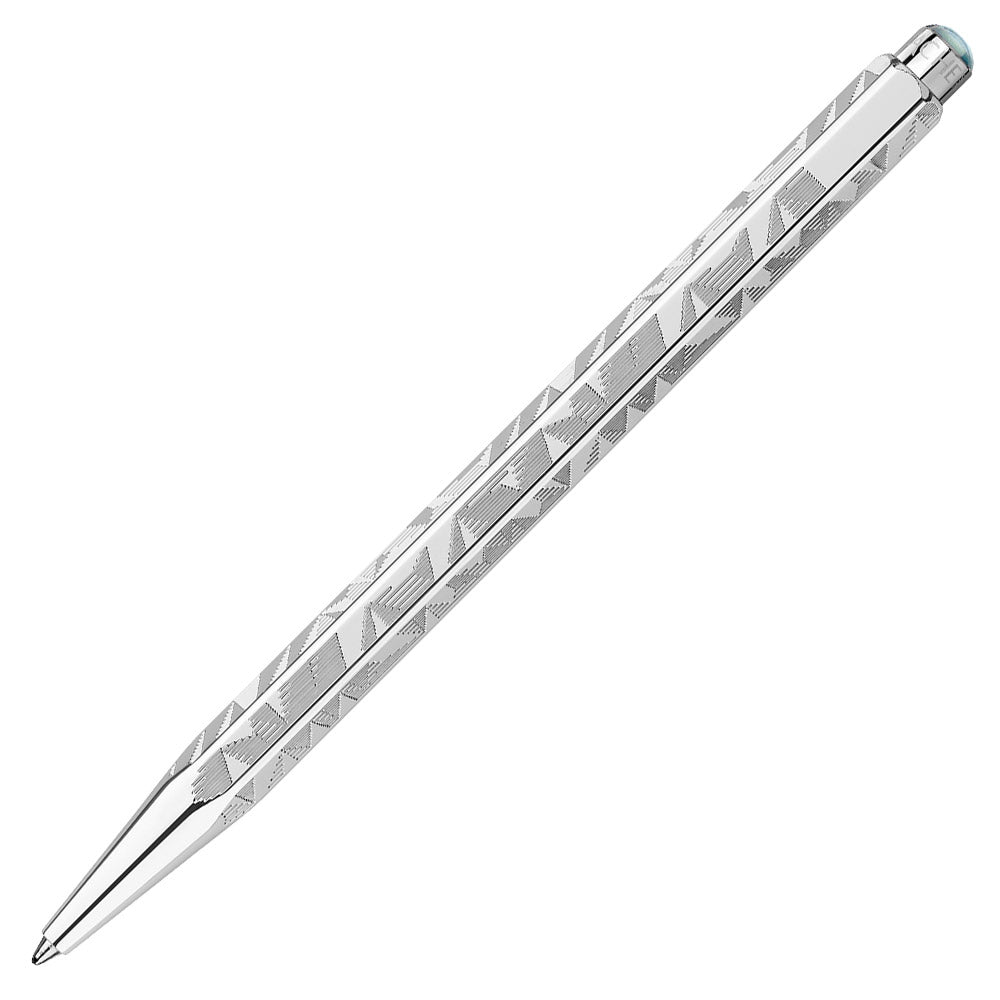 Caran d'Ache Alpine Frost Special Edition Ecridor Ballpoint Pen and Leather Case Set
