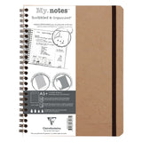 Clairefontaine Age Bag My Notes Wirebound Notebook with Detachable Margin Dotgrid A5+