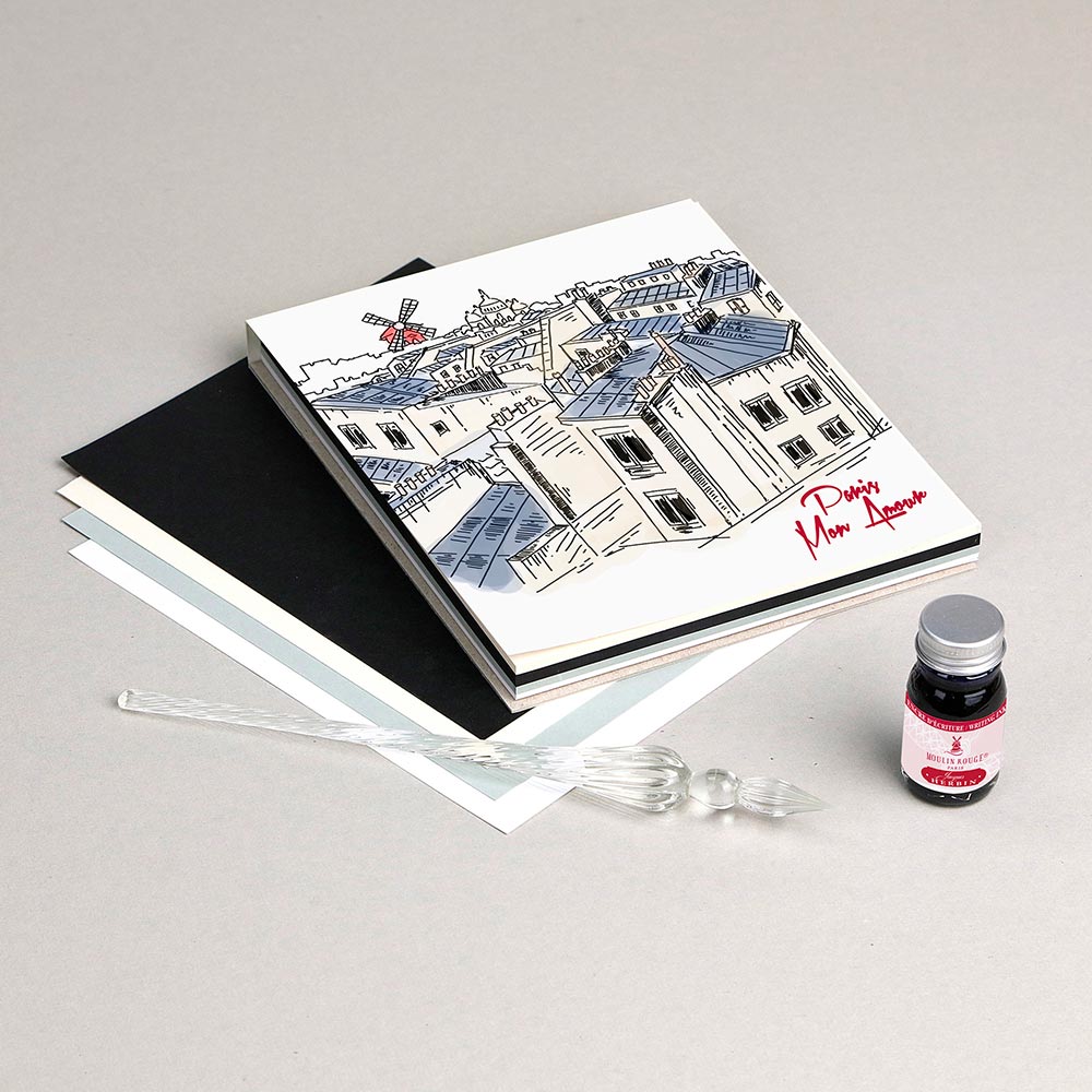 Clairefontaine Moulin Rouge Calligraphy Set