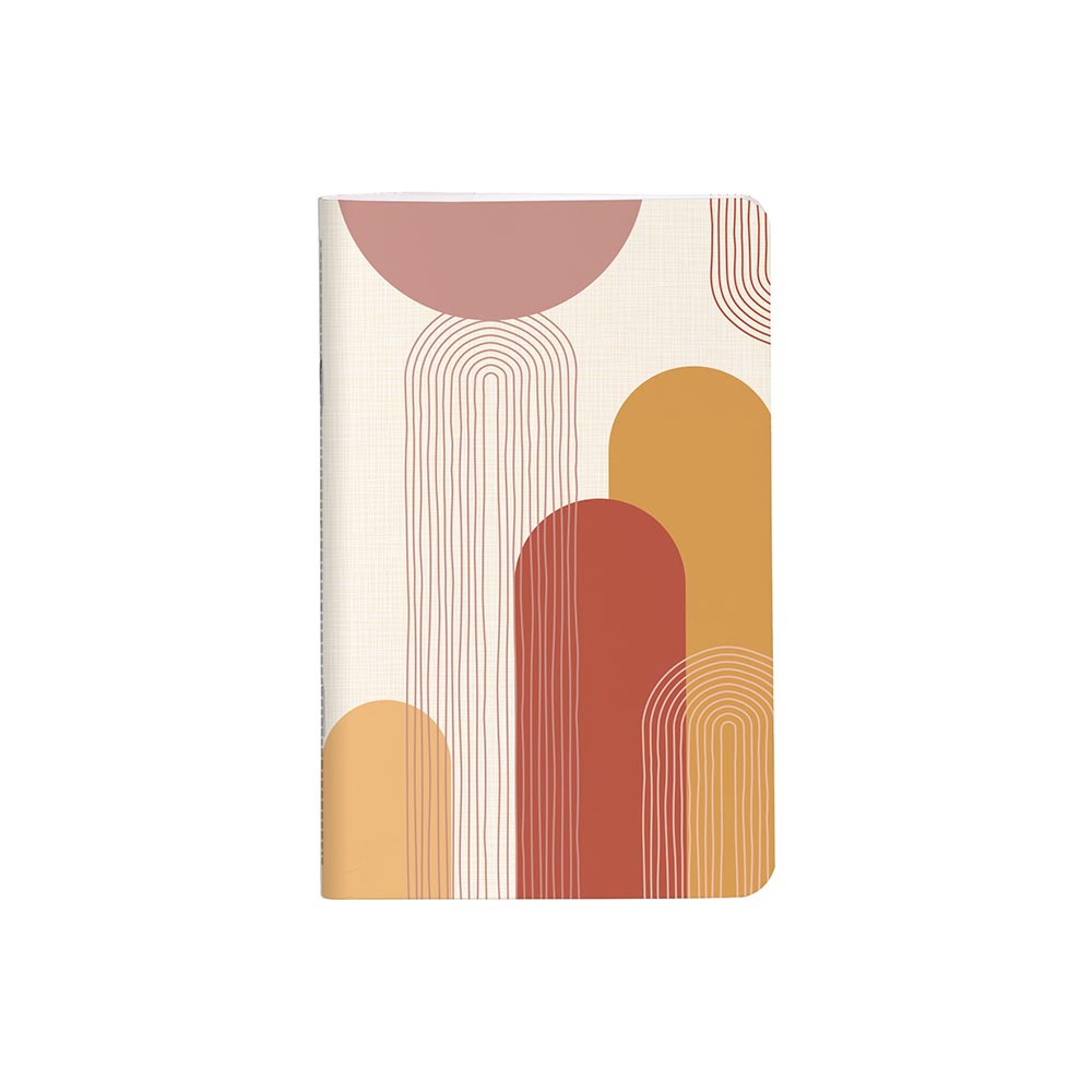 Clairefontaine Terracotta Stapled Notebook Sewn On Spine 75x12cm Assorted