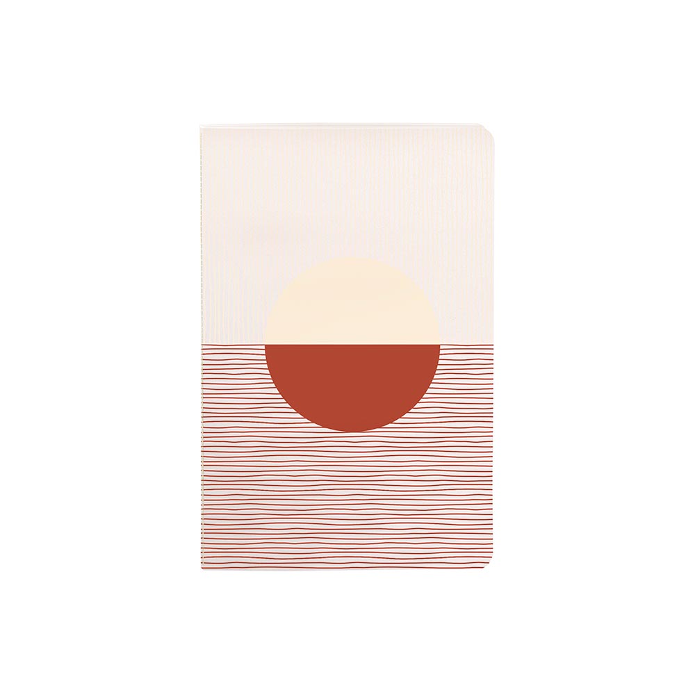 Clairefontaine Terracotta Stapled Notebook Sewn On Spine 11x17cm Assorted
