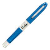 Conklin Nozac Classic Fountain Pen 125th Anniversary Edition Blue with Chrome Trim by Conklin at Cult Pens