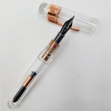 Conklin All American Demonstrator Fountain Pen Special Eyedropper Edition Rose Gold