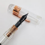Conklin All American Demonstrator Fountain Pen Special Eyedropper Edition Rose Gold