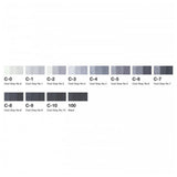 Copic Classic Marker Set of 12 Cool Grey by Copic at Cult Pens