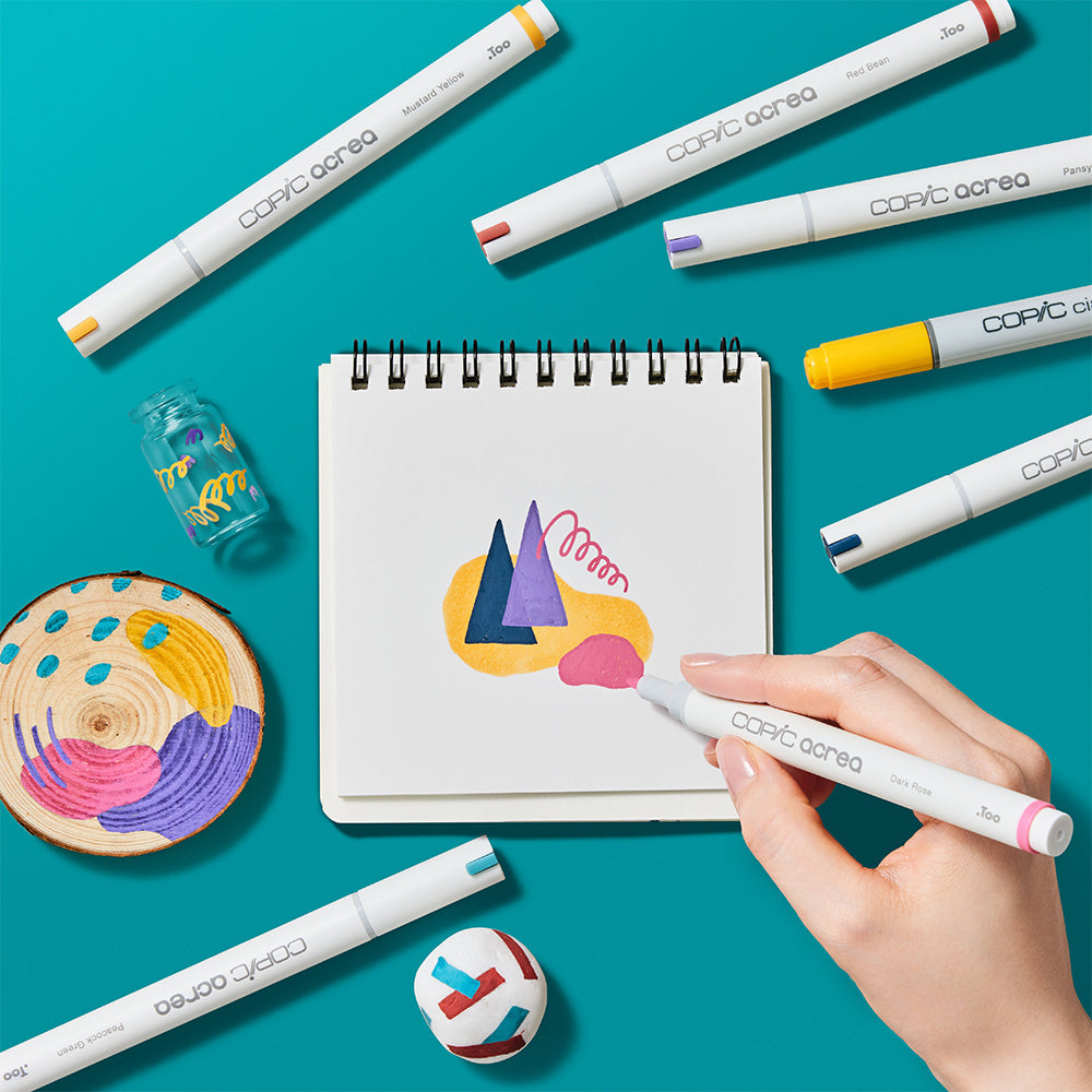 Copic Acrea Paint Marker Set of 6 Deep Colours