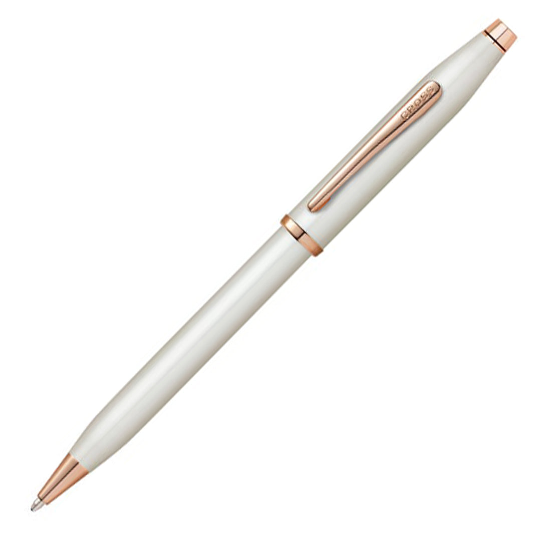 Cross Century II Ballpoint Pen Pearlescent White Lacquer