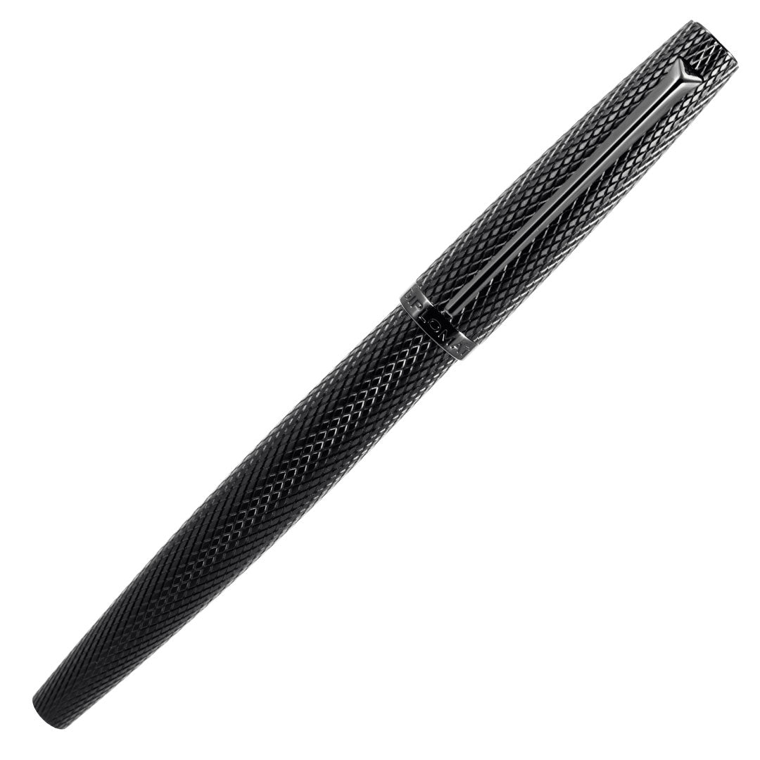 Diplomat Viper Guilloche Fountain Pen Black
