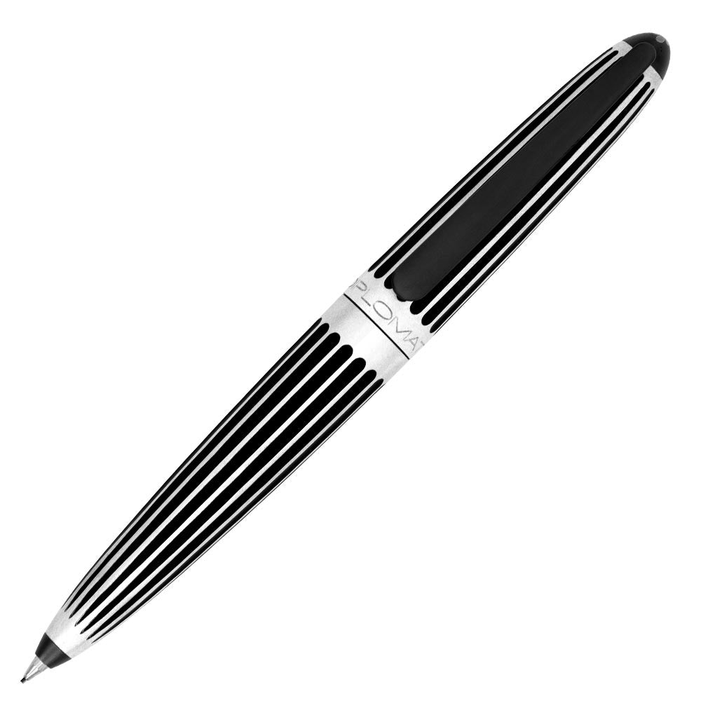 Diplomat Aero Stripes Black Mechanical Pencil