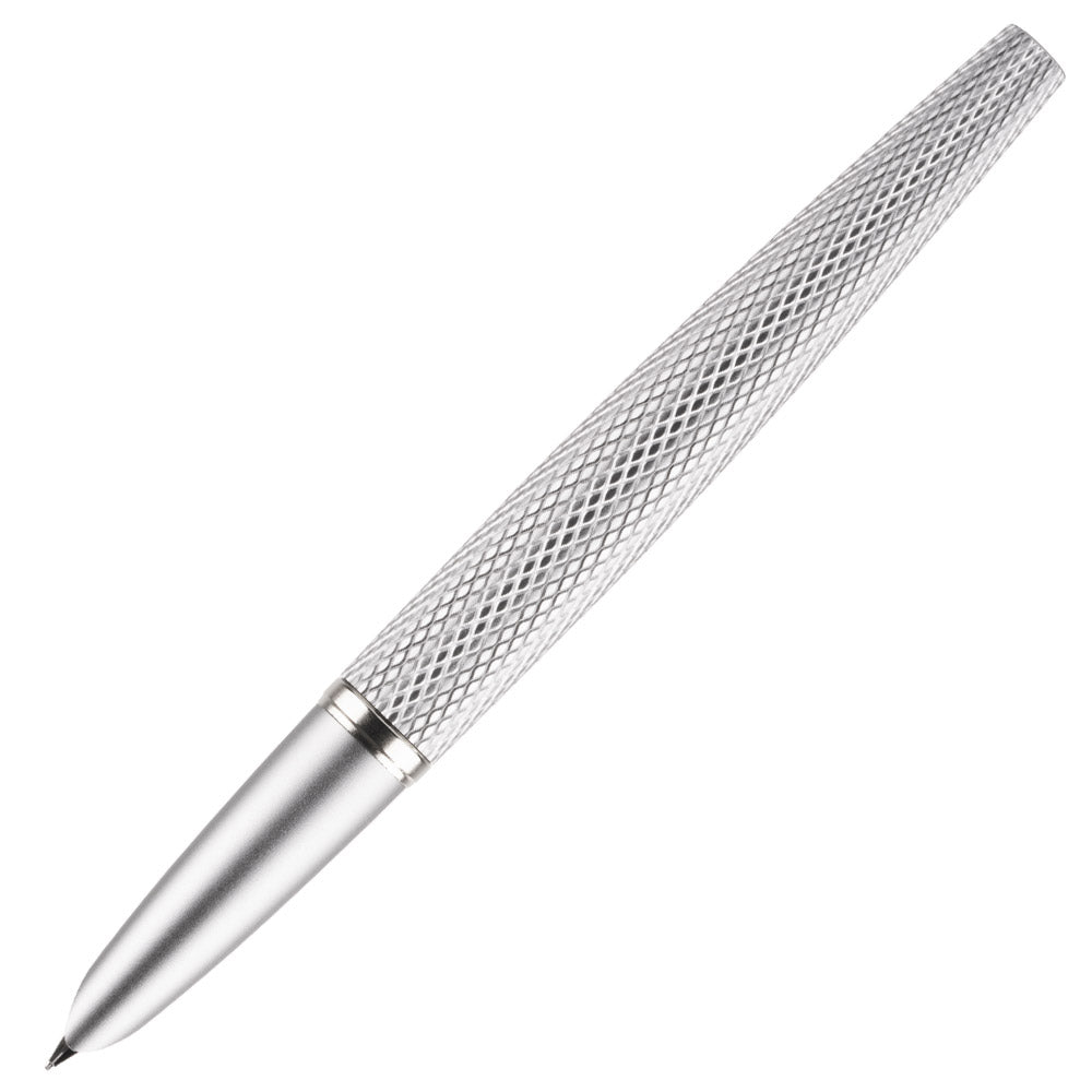 Diplomat Viper Guilloche Fountain Pen Silver