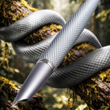Diplomat Viper Guilloche Fountain Pen Silver