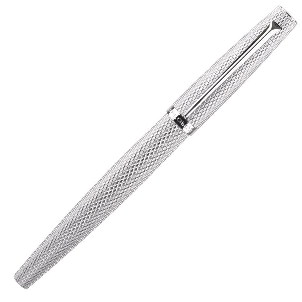 Diplomat Viper Guilloche Fountain Pen Silver
