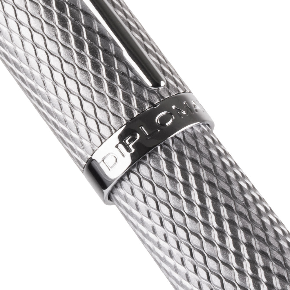 Diplomat Viper Ballpoint Pen Silver