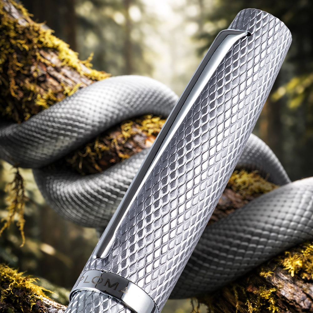 Diplomat Viper Ballpoint Pen Silver