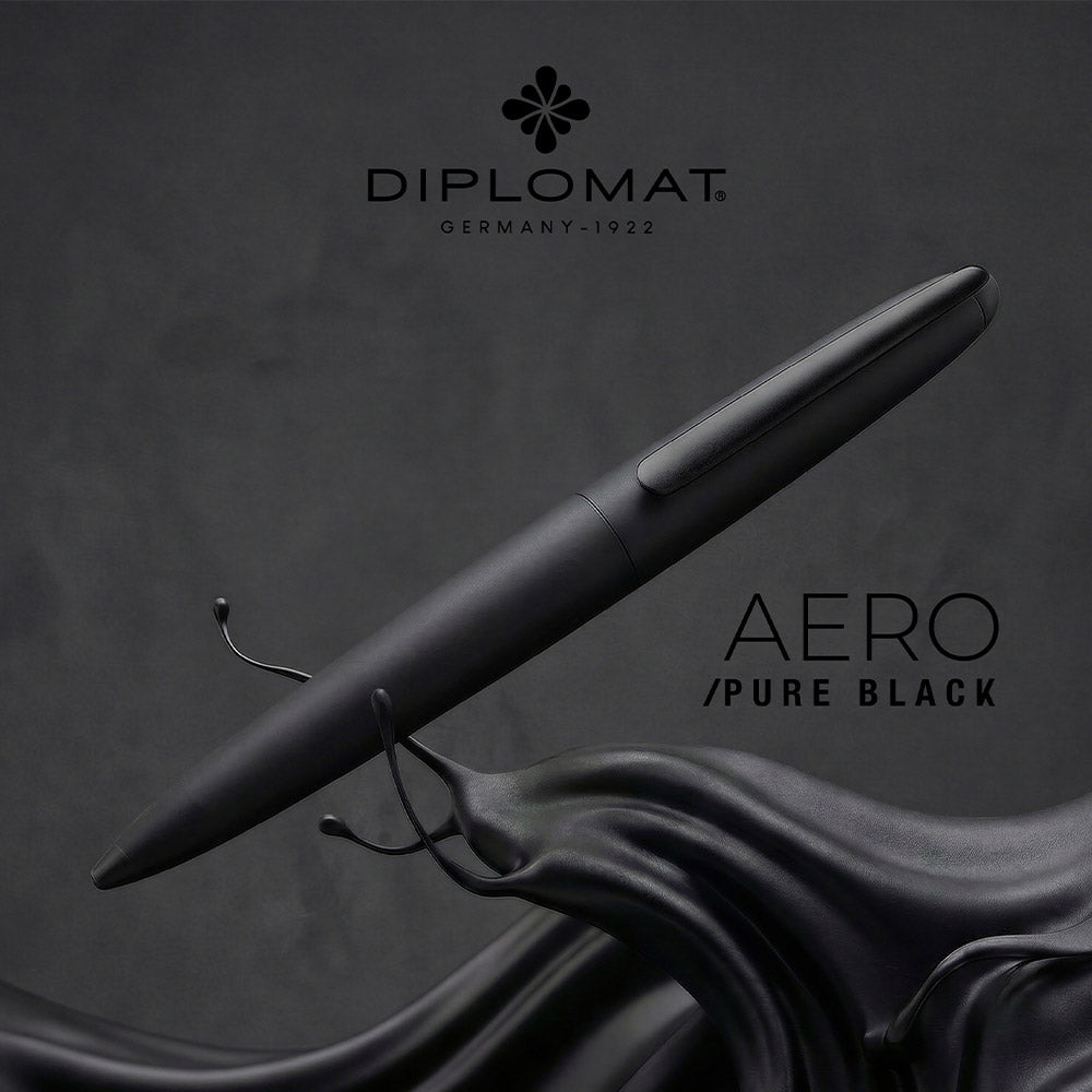 Diplomat Aero Pure Black Special Edition easyFLOW Ballpoint Pen