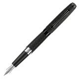Diplomat Cobra Guilloche Fountain Pen Black