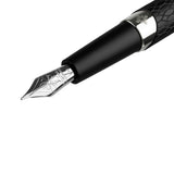 Diplomat Cobra Guilloche Fountain Pen Black