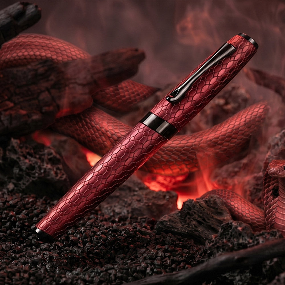 Diplomat Cobra Guilloche Rollerball Burgundy